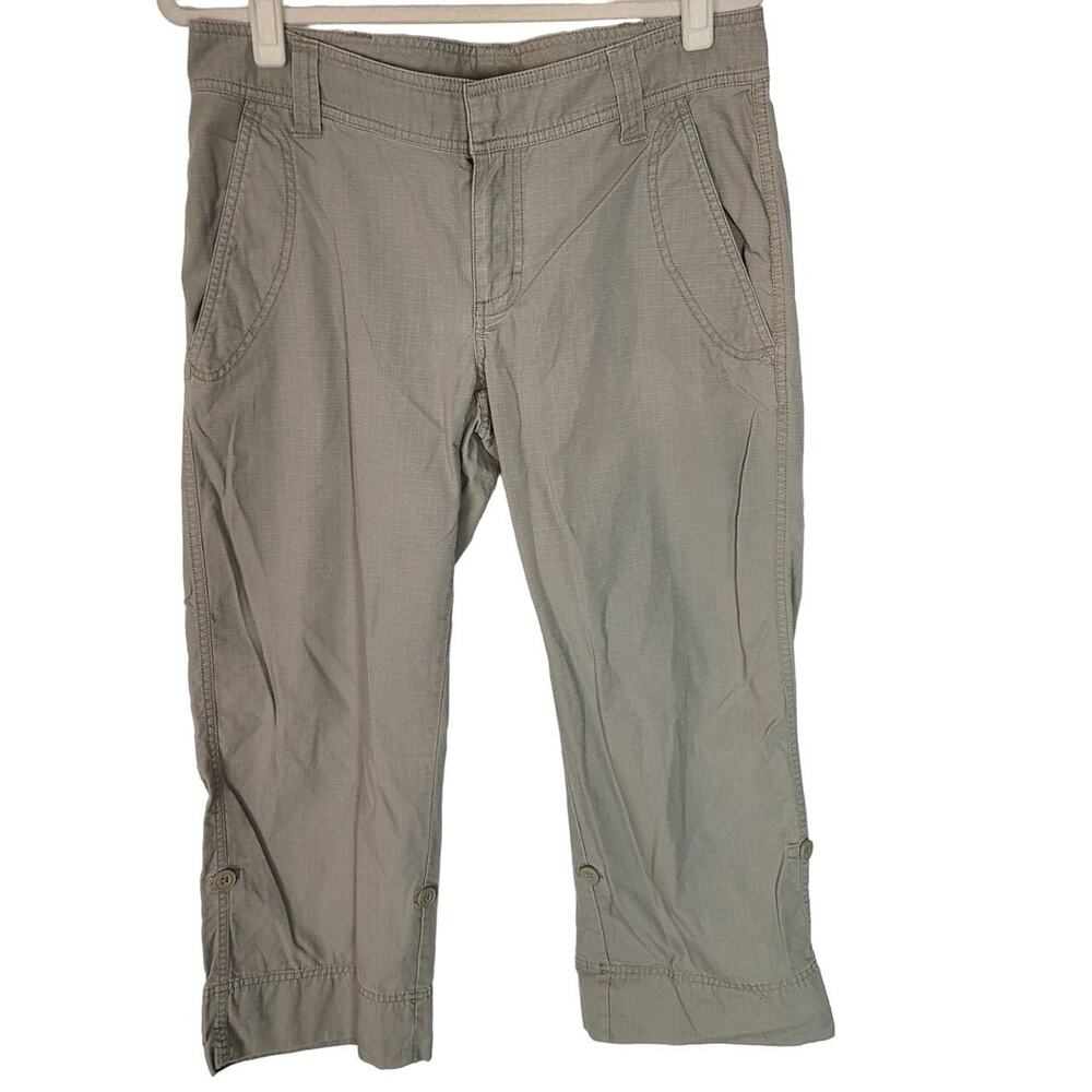 The North Face Womens Straight Leg Cropped Pants Size 10 Gorpcore Granola Girl